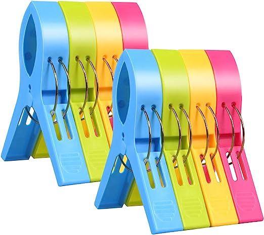 a group of colorful clothes pegs