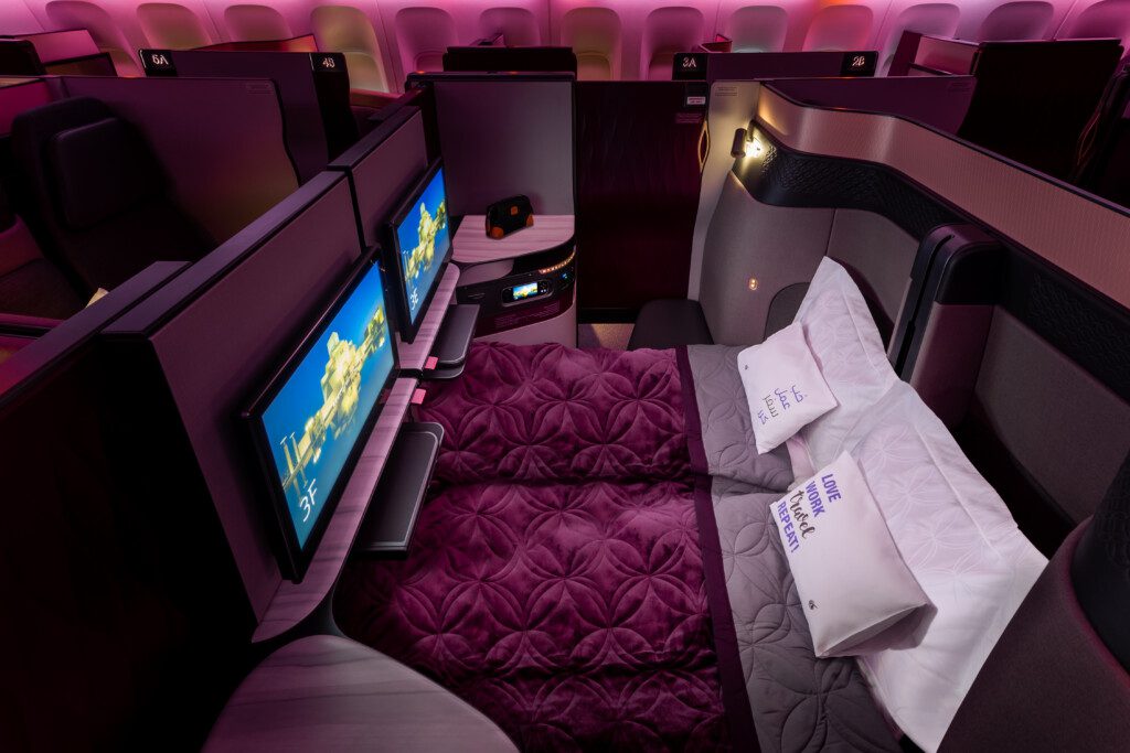 QSuites Double Bed Courtesy of Qatar Airways