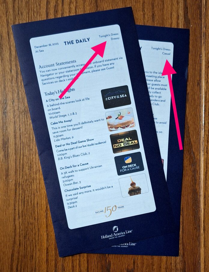 a blue menu with red arrows pointing to the top